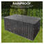 Boîte de rangement en métal 344 gallons, contenant de rangement extérieur résistant aux intempéries pour le patio, le jardin, les accessoires et les outils de piscine, noir