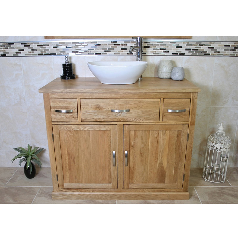 Miriam 1000mm Single Bathroom Vanity with Vessel Ceramic Basin