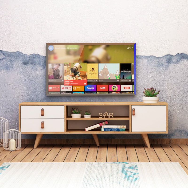 Akers Unfinished TV Stand for TVs up to 55"