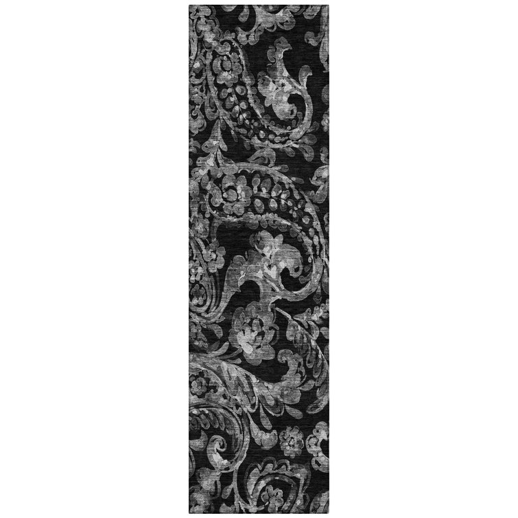 Shelsey Washable Paisley Indoor / Outdoor Rug