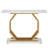 40” Gold Console Table