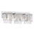 Vandeusen Crystal Strand 3-Light 18.1" Chrome Vanity Light