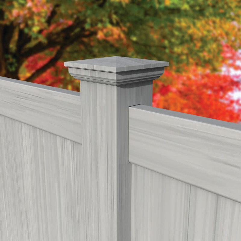 5 In. X 5 In. New England Post Top, Driftwood Gray