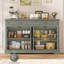 Buffet de 54 po Shondolyn avec tiroirs, armoires de rangement crédence (tablette réglable)-2000922949