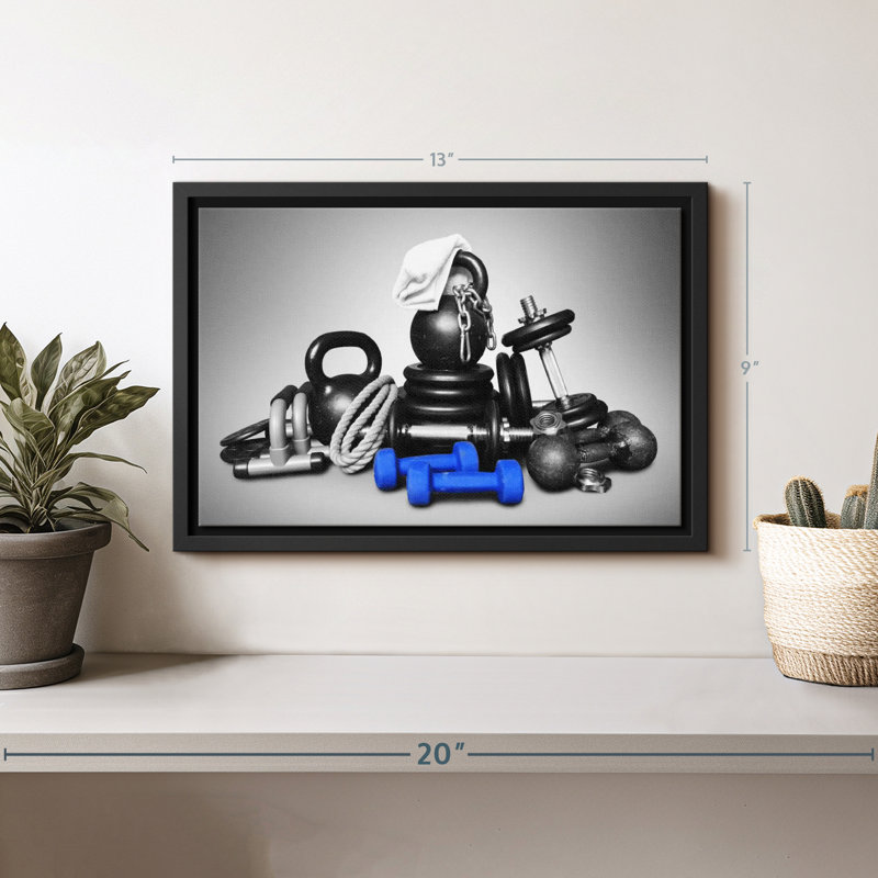"Art de l'équipement de musculation", H 9 po x l 13 po