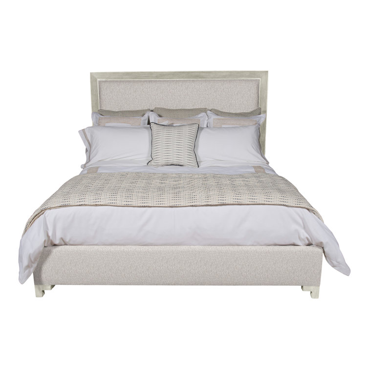 Louise/Lawrence King Upholstered Low Profile Panel Bed
