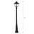 Pagoda Bulb Solar Lamp Post