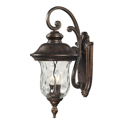 Applique murale d'extérieur 3 lumières Lafayette - bronze royal