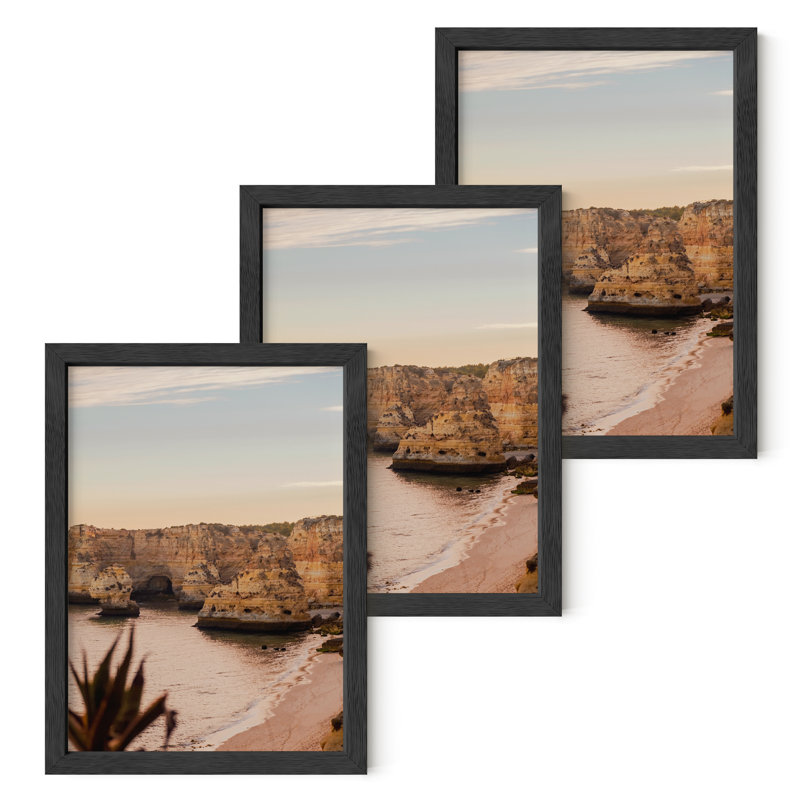 Cadre photo en bois, 5 po x 7 po, Blanc
