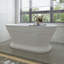 Baignoire de trempage autoportante en acrylique 59 po. X 30 po.-81515717