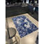 Tapis décoratif moderne à motif éléphant bleu Paris-249846847