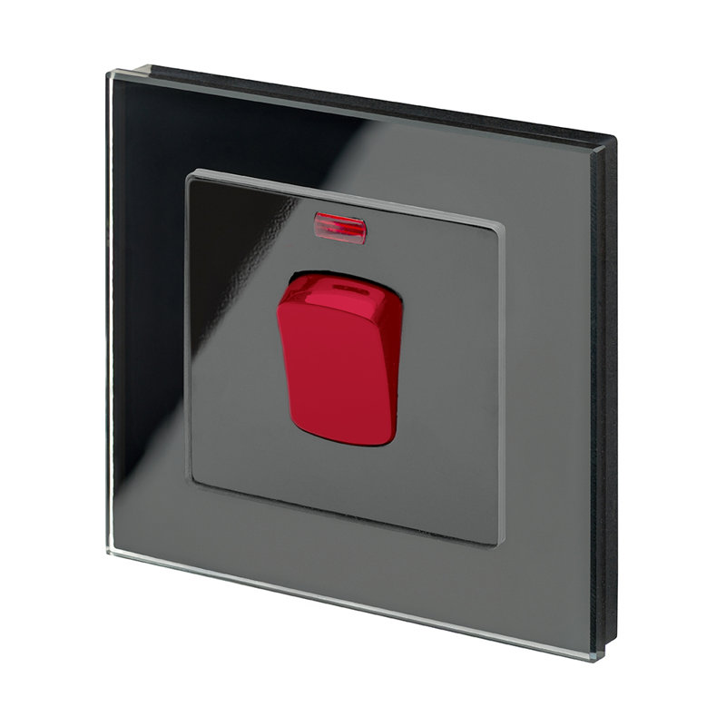 Crystal PG 45A DP Switch With Neon Black, Black