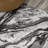 Horfield Marbled Abstract Black/Ivory Rug-1986879762