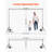 Backdrop Stand Background Stand Kit 6.5 x 10 ft for Party & Photo Studio