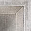 Tapis gris clair en laine / coton / laine tissé à la main Abbie-Lei-66644869