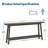 70.9" Extra Long Console Table, 2-Tier Narrow Sofa Table Behind Couch, Industrial Farmhouse Entryway Table-726455827