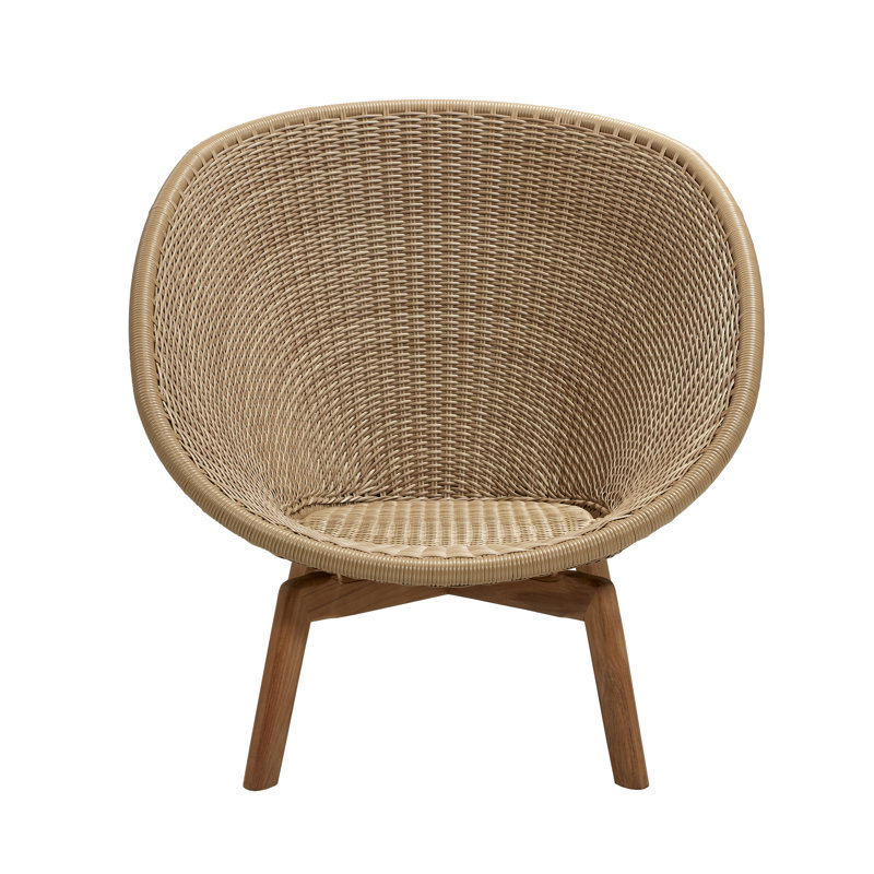 Outdoor Dining Armchair, Natural, Taupe