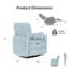 Fauteuil inclinable électrique pivotant Spinelli Chenille-1565610716