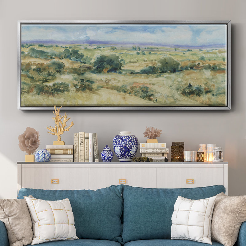 Soft Lavender Sky II- Framed Canvas