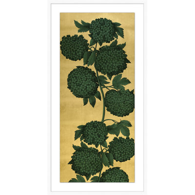 Gilded Floral Panel 2 Print by Lillian August