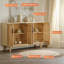 Buffets modernes en rotin simple tissé