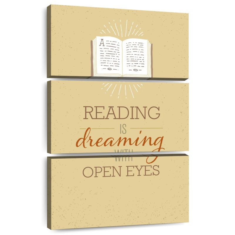 Citation de lecture Tergel Dreaming, H 32 po x l 20 po