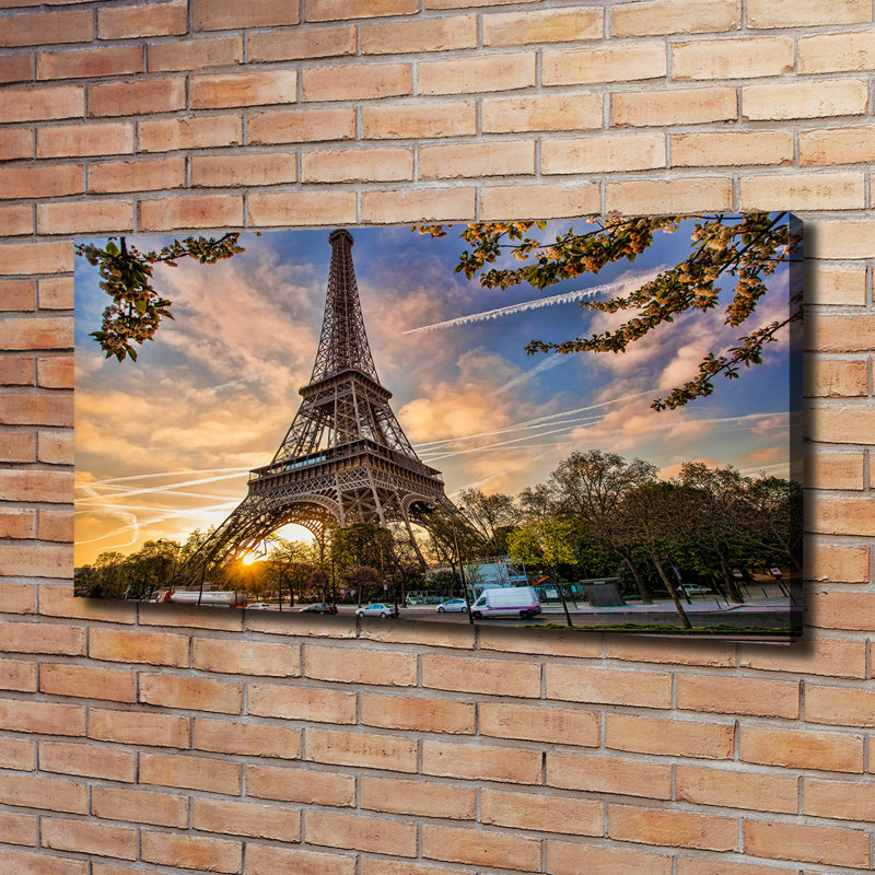 Eiffel Tower Paris - Wrapped Canvas Print