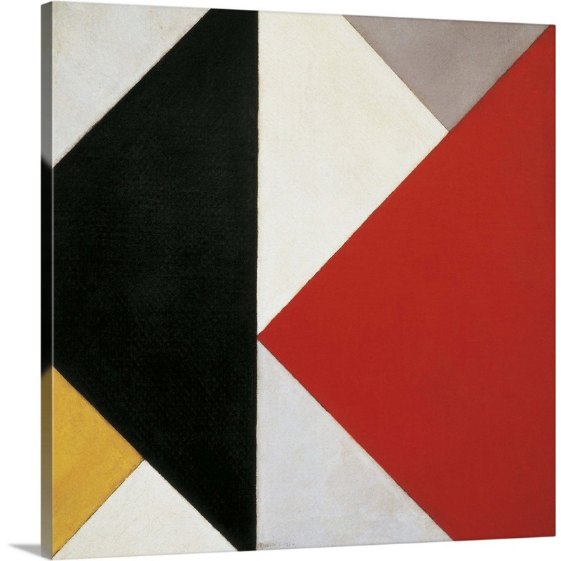 «Counter-Composition, 1925-26» par Theo van Doesburg, reproduction sur toile, H 24 po x l 24 po x P 1,25 po, Toile tendue