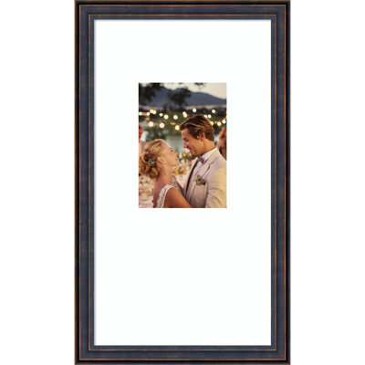 Dark Bronze Scoop Wood Picture Frame