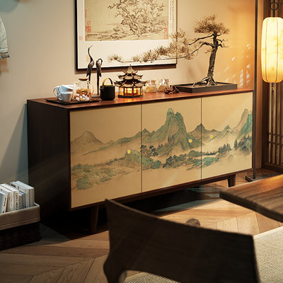 Retro multifunctional aesthetics sideboard