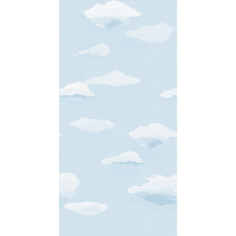 Rouleau de papier peint Paule Marrot Les Nuage, Bleu clair