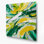 «Lyrical Abstraction 94», art mural en métal vert