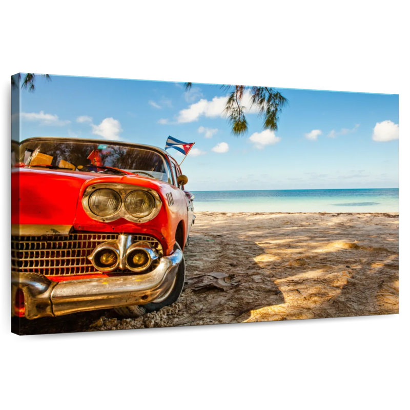 Voiture rétro Gillard Beachside, H 24 po x l 36 po
