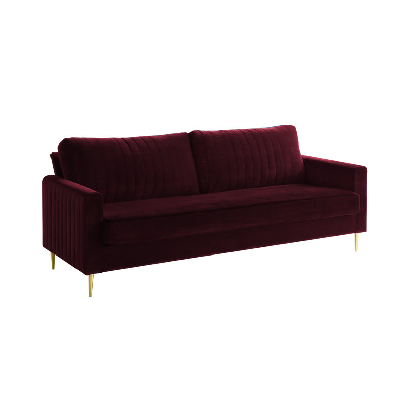 Maricopa 2 - Piece Velvet Living Room Set, Burgundy