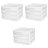 Sterilite Wide 3 Drawer Unit, Tabletop Storage Organizer for Desk, Counter at Home, Office, Bathroom