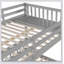 Lit superposé triple en bois avec tiroirs de rangement - Double au-dessus de simple et simple - Barrières de sécurité, sans sommier, design multifonctionnel