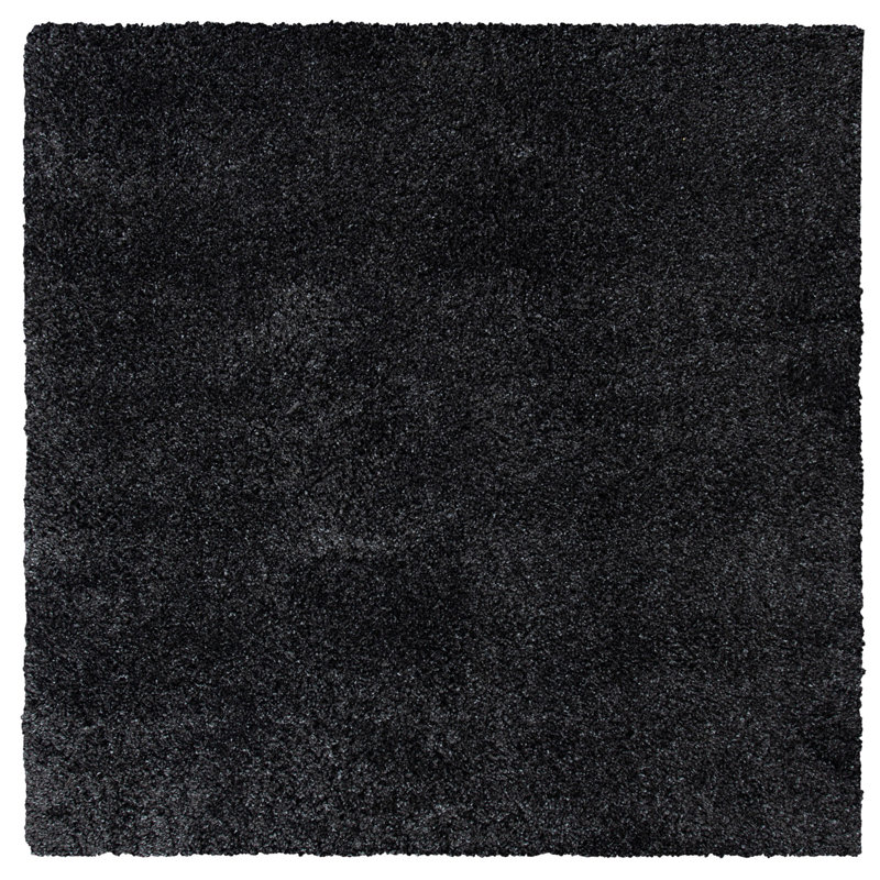 Chiles Royal Shag Performance Solid Color Rug, Square 6'7"