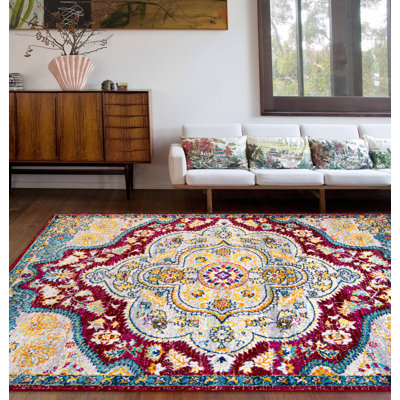Tapis oriental rouge Furtado