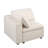 Modular Sectional Sofa Set, Left Facing Armchair,Chenille, Beige-2017998896
