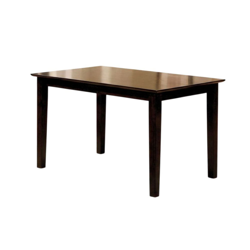 Ulverin Espresso Square Dining Table Seats 4
