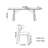 Bundella Modern rectangular desktop durable dining table-122503568-122503569