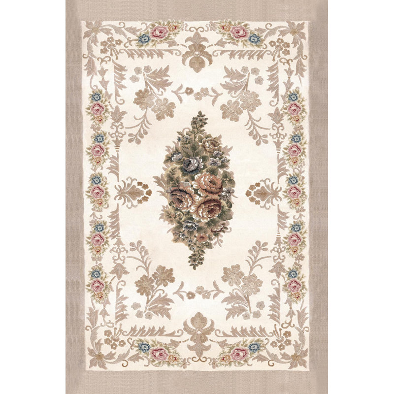 Stylish Woven Carpet (4 x 6 Feet), 100% Polyester, 0.3 in Pile Height | Antibacterial, Non-Slip PVC Dot Underside | Machine Washable, 3D Digital Printed Design | Perfect for Living Room, Bedroom & Office Decor