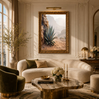 Art sur toile bleu et vert