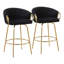 Tabouret de comptoir pivotant 26,25 po Arabelle-1260091774