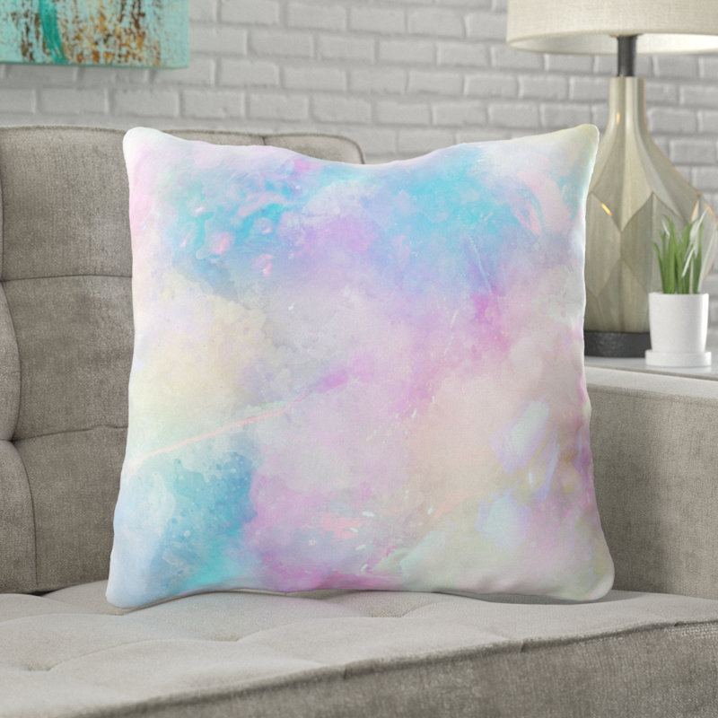 Coussin décoratif Elim, Microsuède, Intérieur