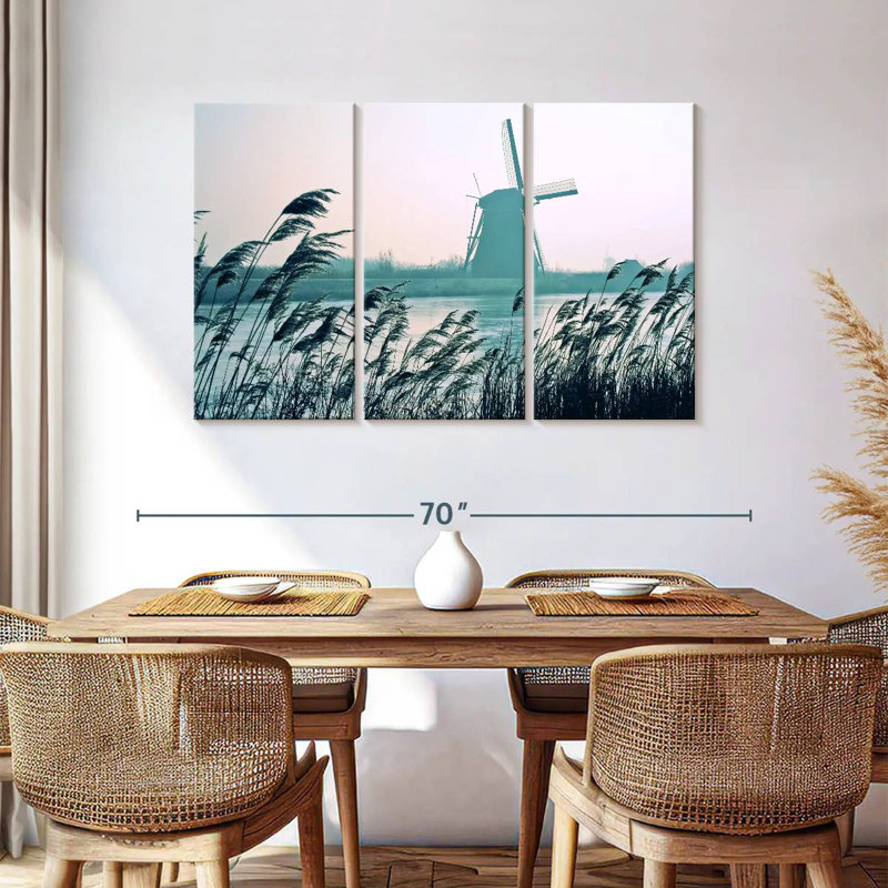 Alvord Kinderdijk Dutch Windmill, 36" H x 57" W