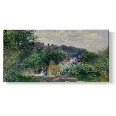 A Road in Louveciennes- Toile tendue avec châssis tendue, prête à être accrochée