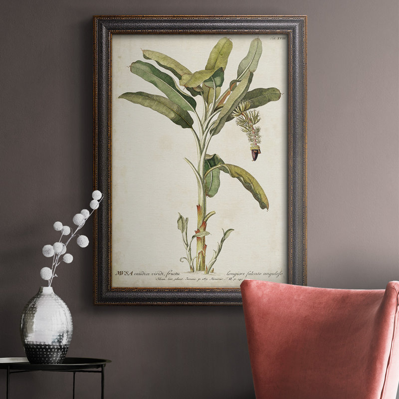 Banana Palm I - reproduction d'art sur toile, H 36 po x l 24 po x P 2,5 po