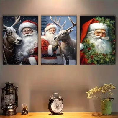 3 Piece Wrapped Canvas Wall Art