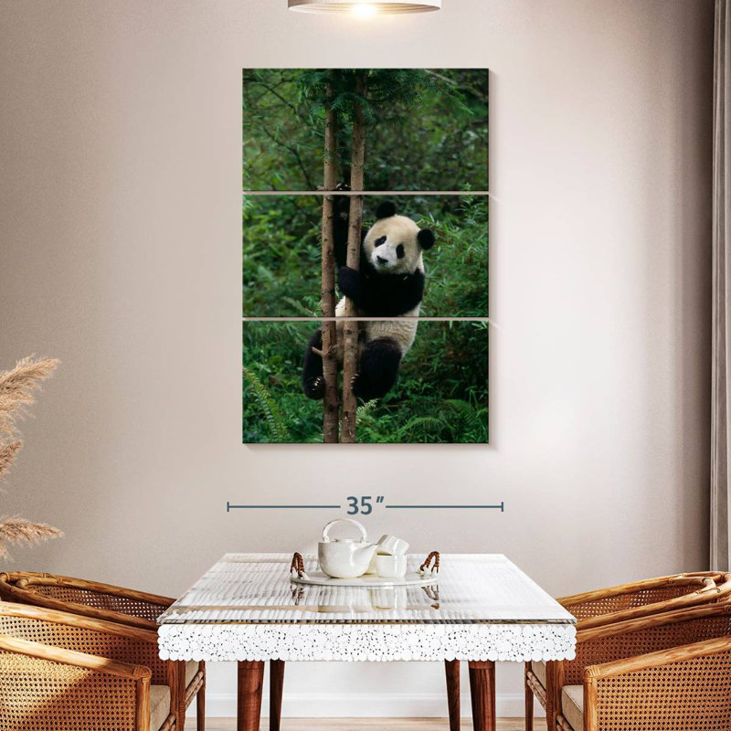 Brampt Climbing Panda, 50" H x 32" W